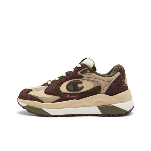 Champion Chunky Sneakers Men Low-Top Dark Brown