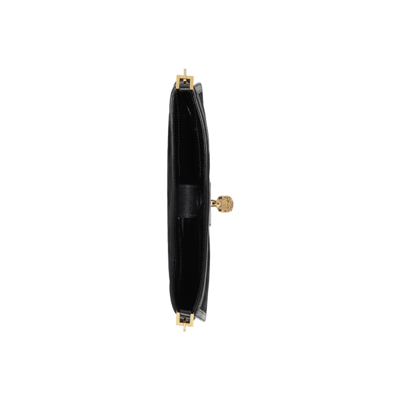 GUCCI Suede Handbag Shoulder Bag Women's Black-3