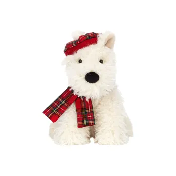 JELLYCAT Winter Warmer Munro Scottie Dog Plush Toy