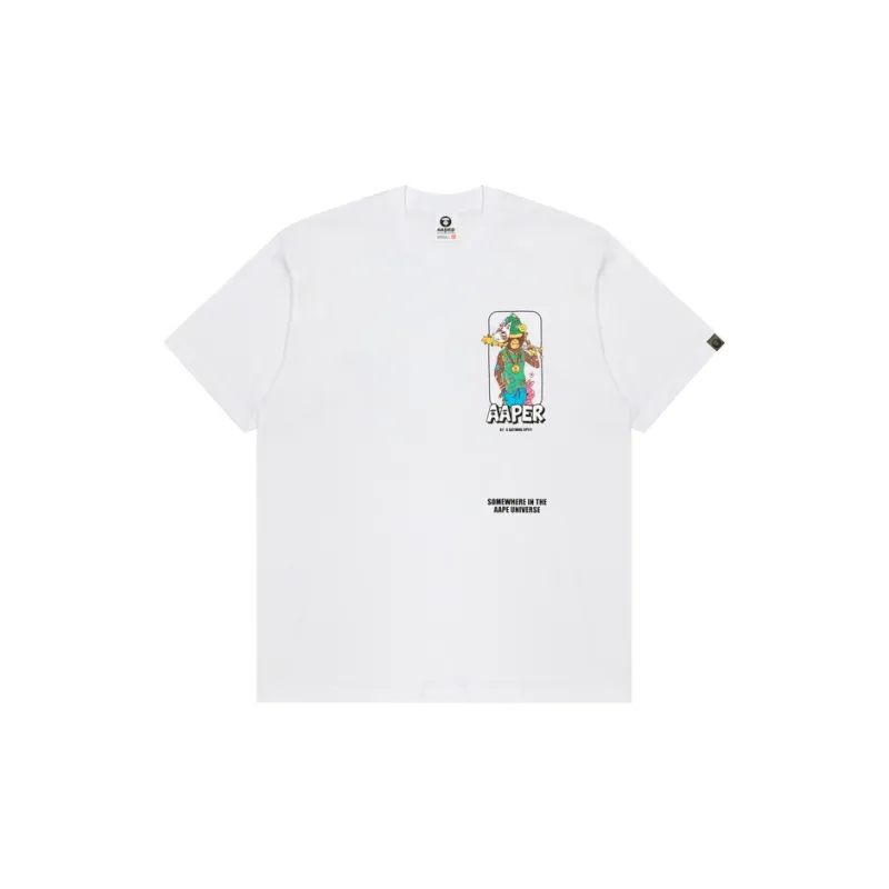 Aape T Shirts Men White WHX-1