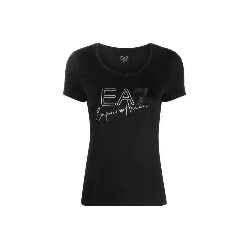 EMPORIO ARMANI EA7 T-Shirts Women's Black