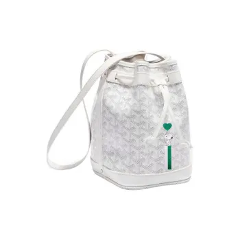 GOYARD Snoopy Co branded Petit Flot Canvas With Leather Bucket Bag, Shoulder Bag Women's