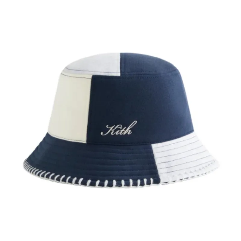 KITH Multi Panelled Fleece Bucket Hat-0
