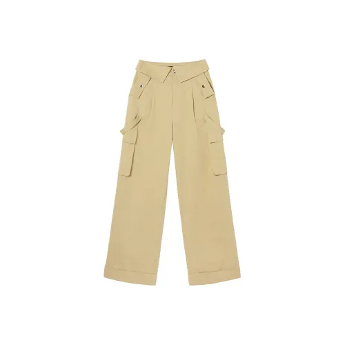 SEENFAAN Casual Pants Women's Beige