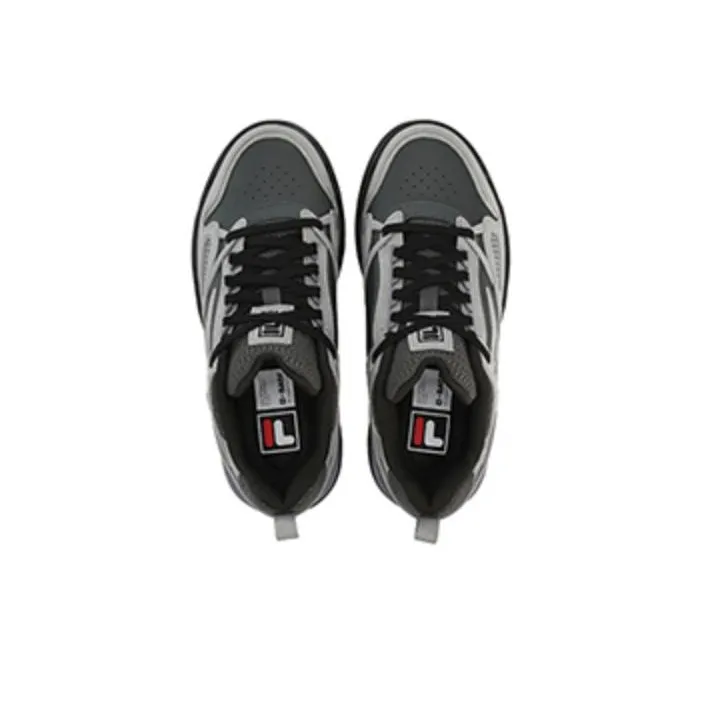 FILA SLAM Cushioned Wear-Resistant Support Low-Top Casual Shoes Women's Black-3