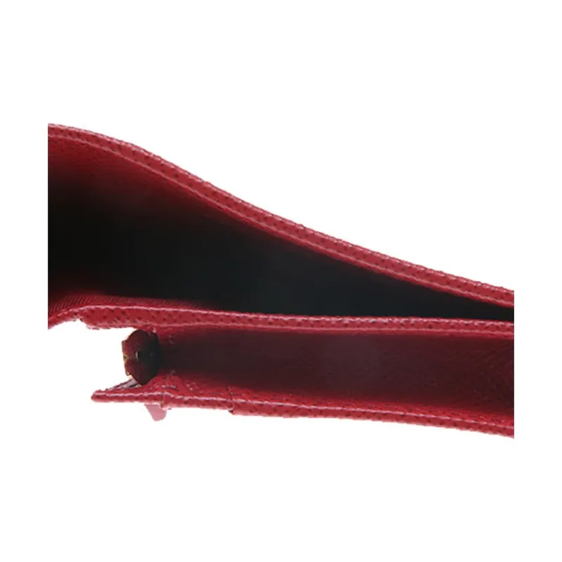 PRADA Cow Leather Wallet Regular Women's Red-8