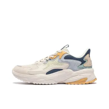 361° Shock absorbing And Waterproof Low Top Running Shoes Men's Oat Milk