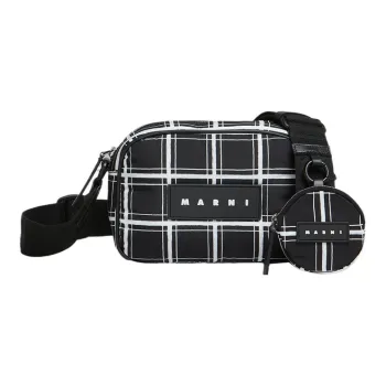 MARNI Polyester Camera Bag, Shoulder Bag, Crossbody Bag Regular Women's Black
