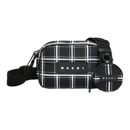 MARNI Polyester Camera Bag, Shoulder Bag, Crossbody Bag Regular Women's Black