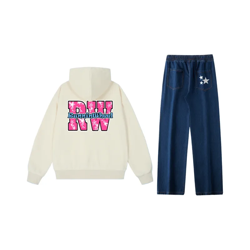 RUNNINWHEEL Sweatshirt Sets Unisex-27