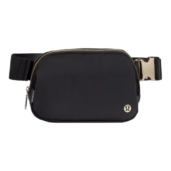 Lululemon Everywhere Velour Fanny Pack Regular Women's Black Gold