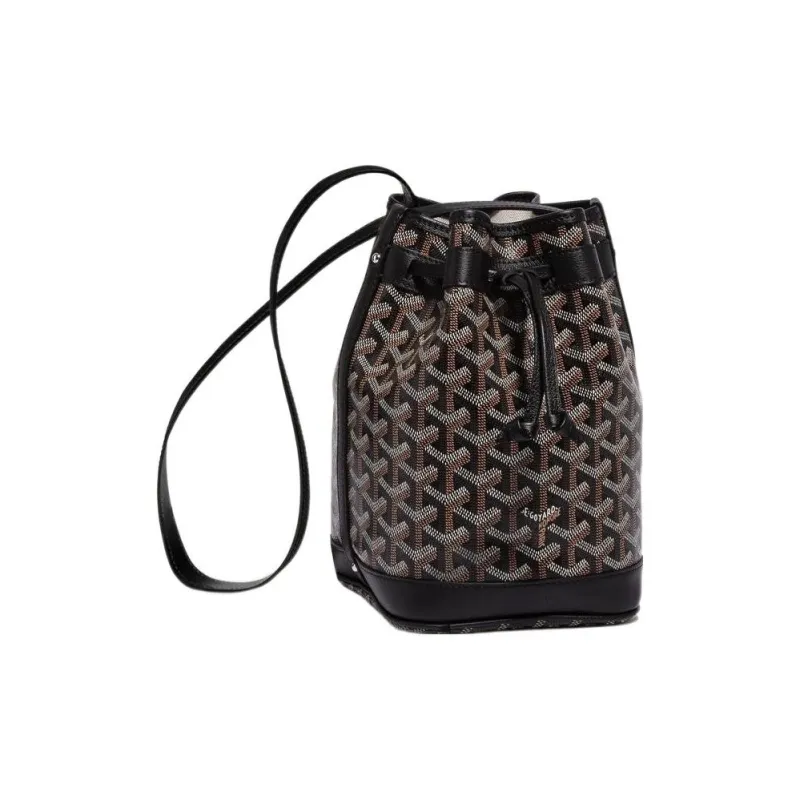 GOYARD Snoopy Co branded Petit Flot Canvas With Leather Bucket Bag, Shoulder Bag Women's-1