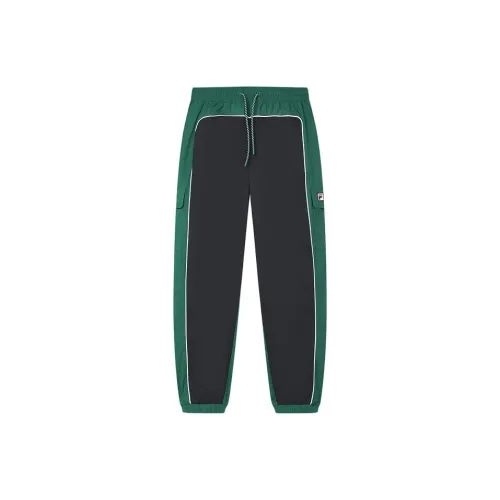 FILA Knitted Sweatpants Men Cat's Eye Stone Green