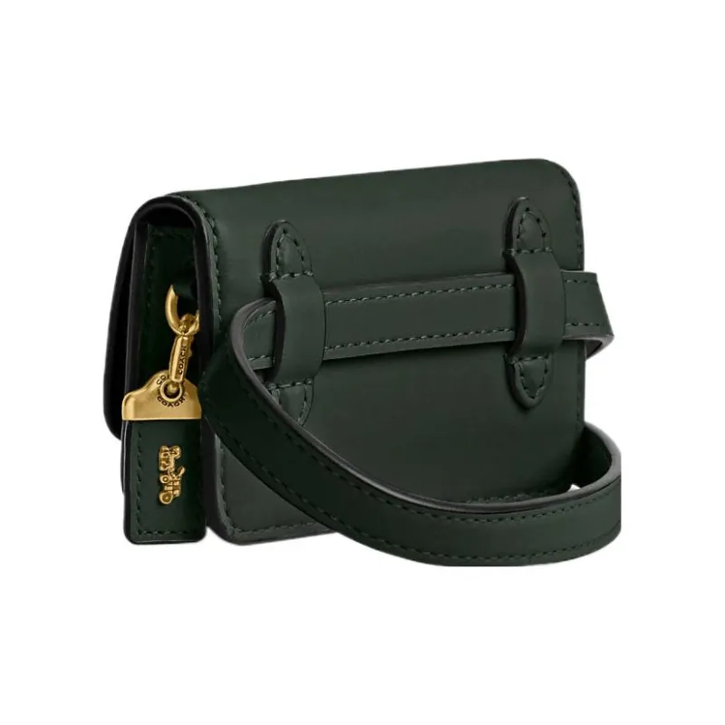 COACH Bandit Calfskin Wallets Card Holders Fanny Pack Women's Amazon Green-3