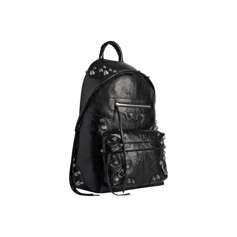 Balenciaga Arena Lambskin Backpack Men's Black-1