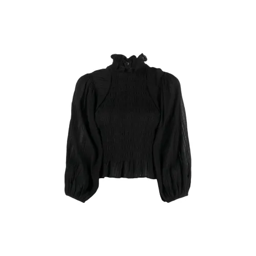 ISABEL MARANT ETOILE Chiffon Shirts Women's Black