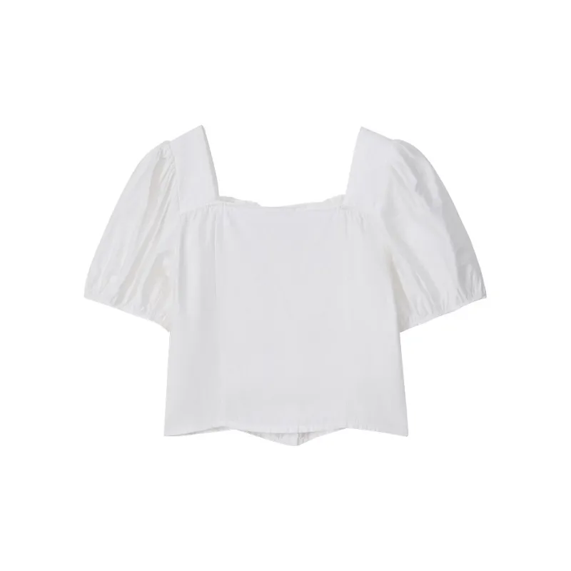 Katie Ermilio Puff Sleeve T Shirt Women's-1