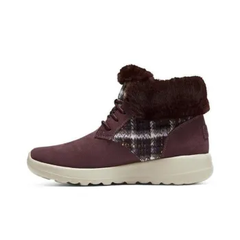 Skechers Durable Cushioning Crew Snow Boots Women's Burgundy