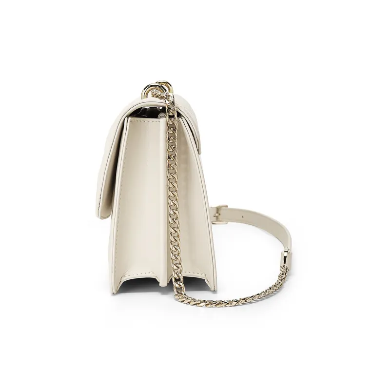 MEXICAN Cow Leather With Microfiber Synthetic Leather Shoulder Bag, Crossbody Bag Regular Women's Black/Ecru-8