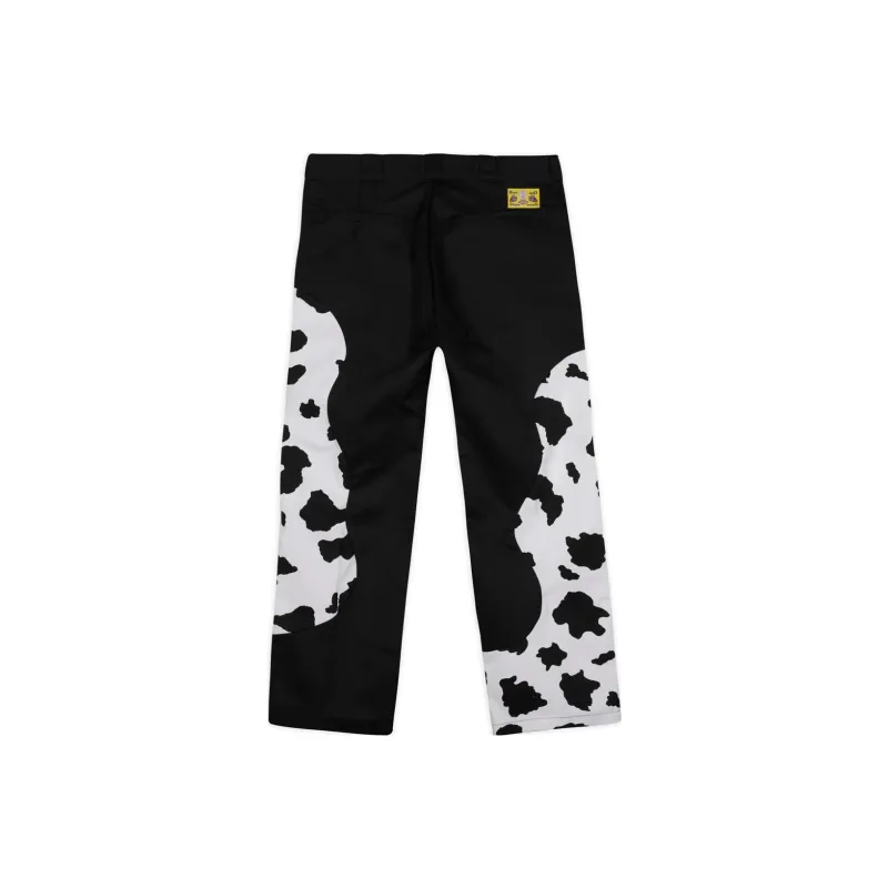 Brain Dead X Dickies X Brain Dead Co-branded Series Cargo Pants Men Black/White-1