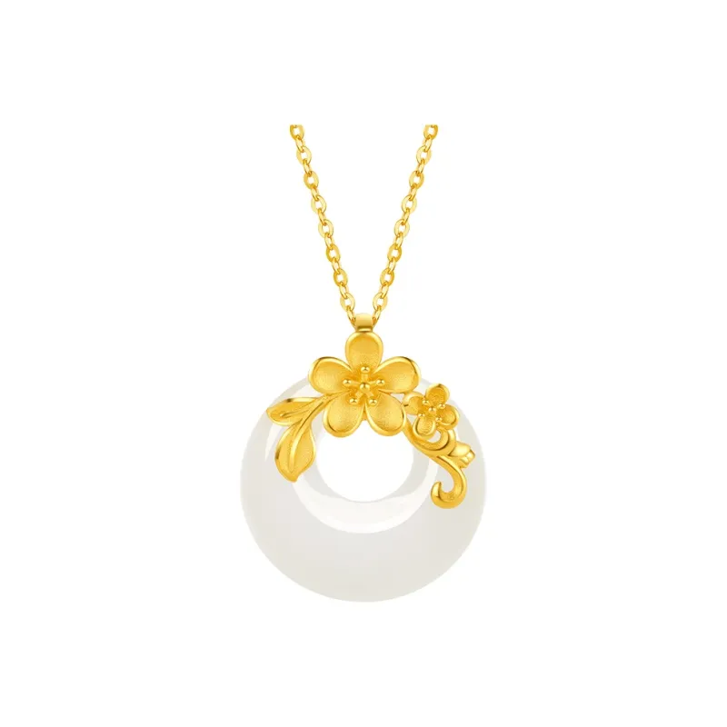 ZHOU LIU FU Pendants White Jade Women's-0