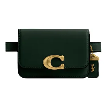 COACH Bandit Calfskin Wallets Card Holders Fanny Pack Women's Amazon Green