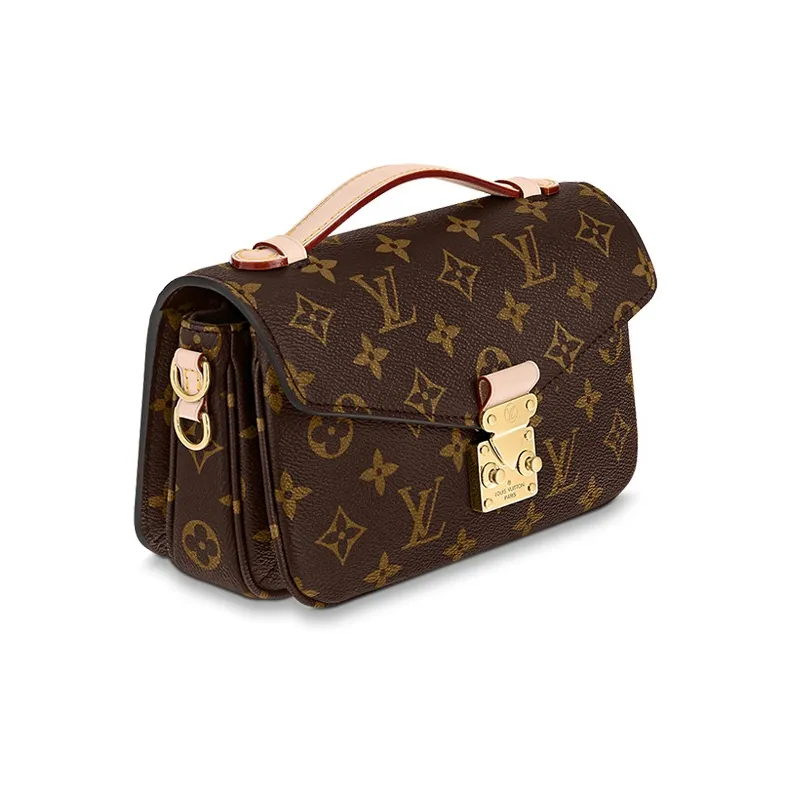 LOUIS VUITTON Pochette Métis East West Monogram Canvas Brown-1