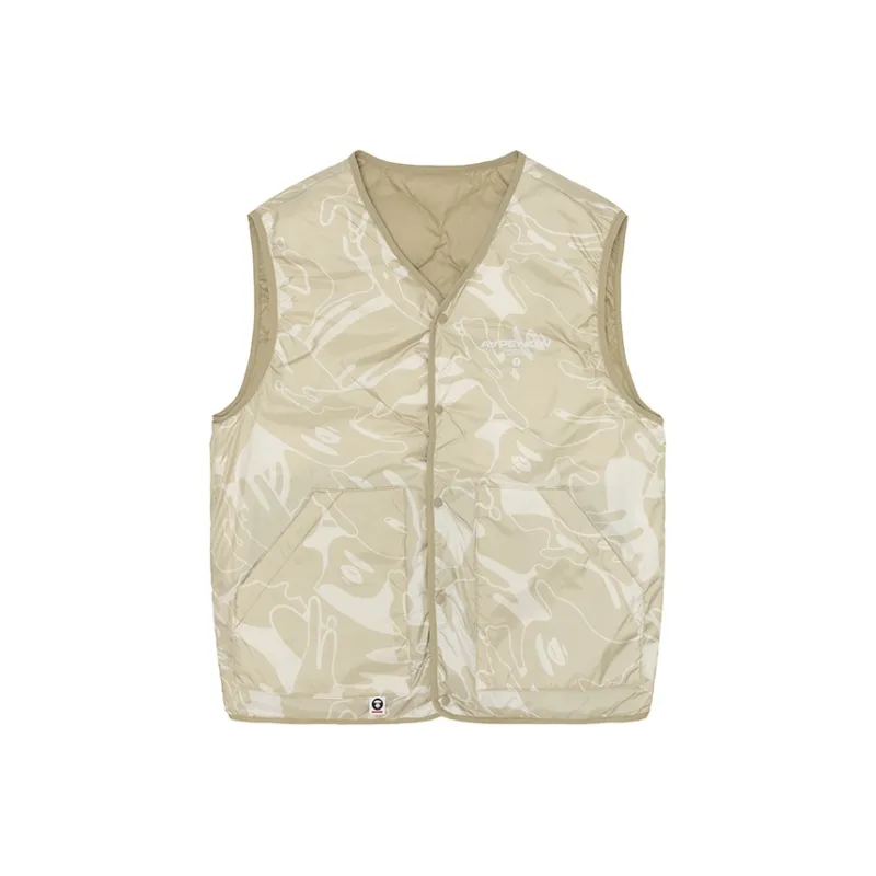 Aape Embroidered-pattern Padded Gilet-6