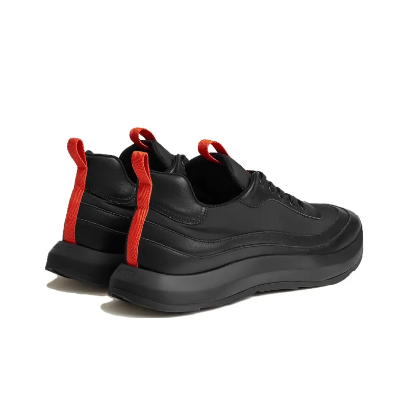 HERMES Gramme Low-Top Casual Shoes Men's Black-3