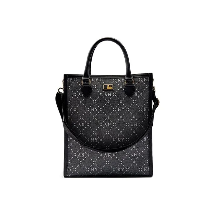 MLB Polyamide Tote Bag Shopping Bag Shoulder Bag Crossbody Bag Handbag Regular Men's Black-3