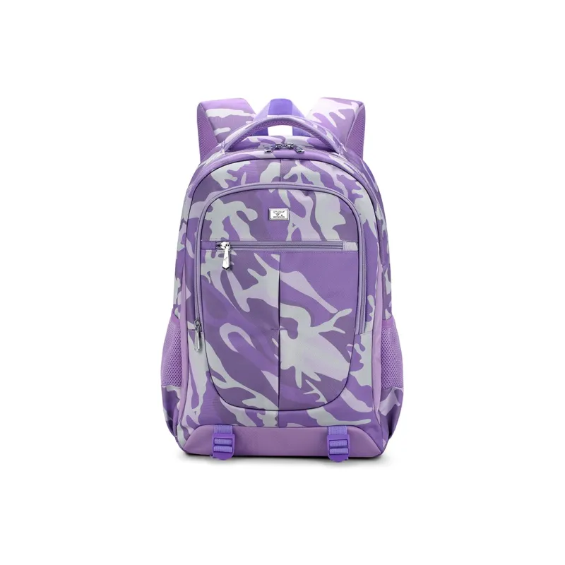 SEPTWOLVES Fabric Backpack Regular Unisex Camouflage/Black/Pink-21