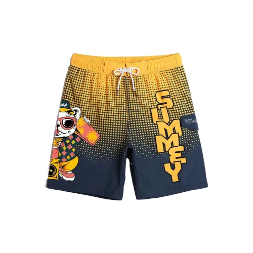 GAILANG Beach Shorts Men Yellow