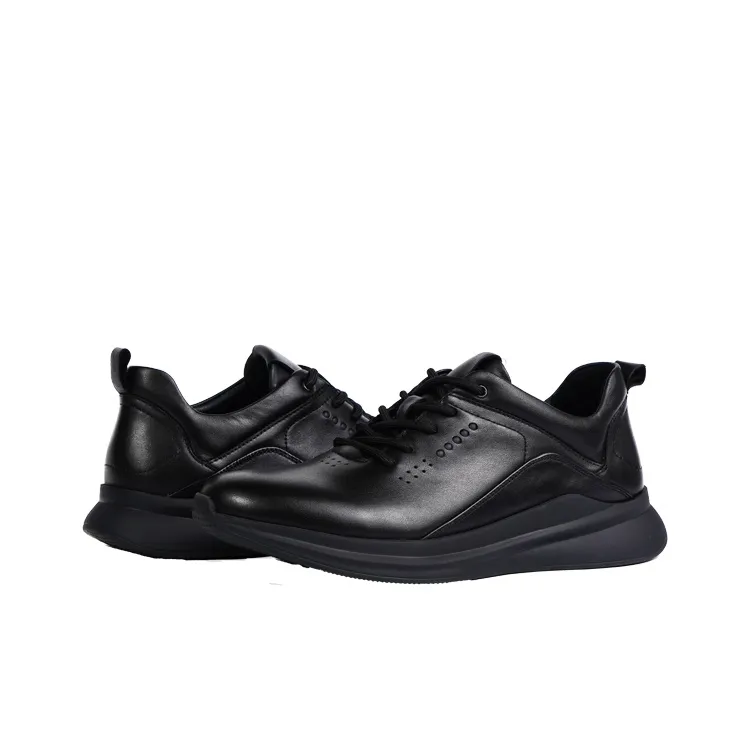 TIMOTHY&CO. Slip-Resistant Low-Top Casual Shoes 2cm Men's Black-3