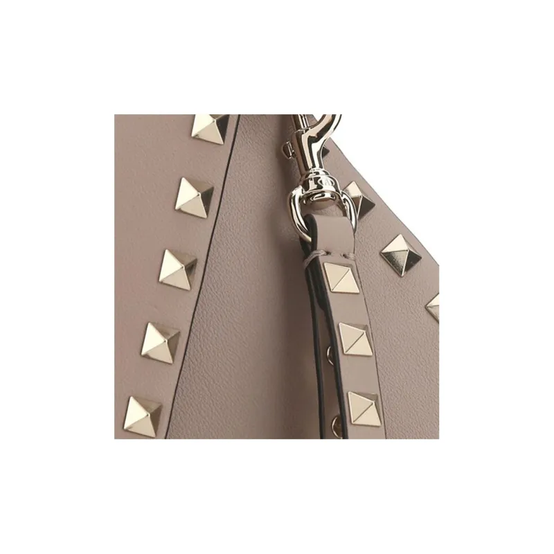 Valentino Cow Leather Clutch Women's Vintage Pink-4