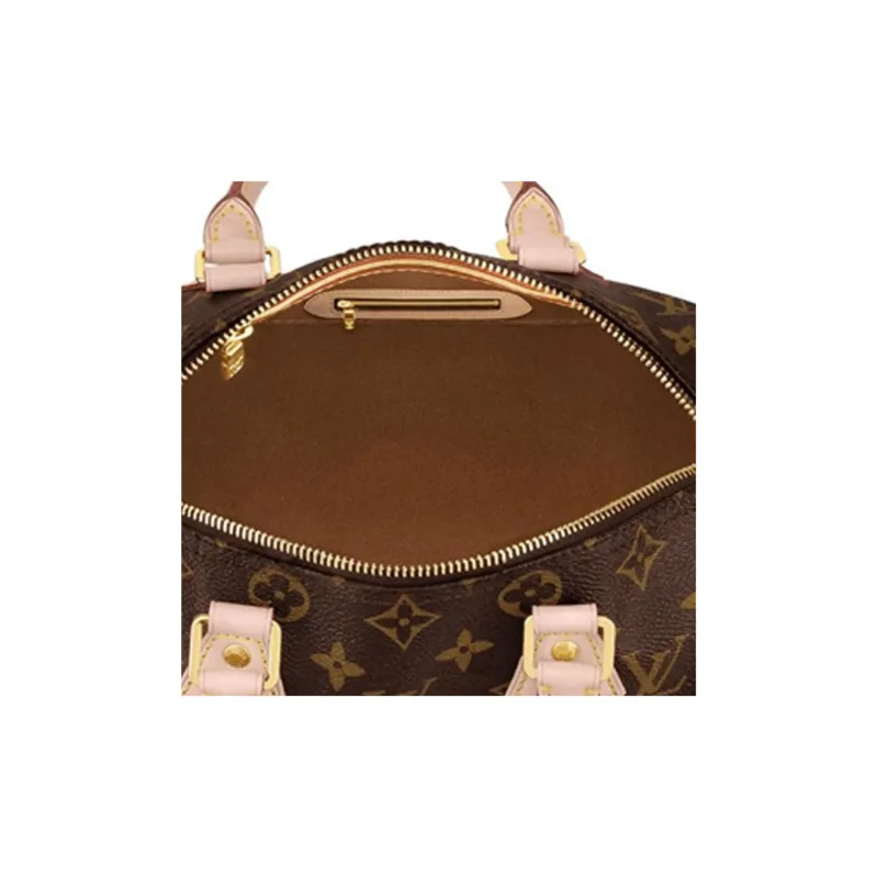 LOUIS VUITTON Speedy Bandouliere Monogram 25 Brown-4
