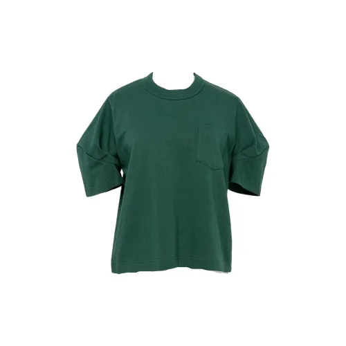 Sacai T-Shirts Women's Green