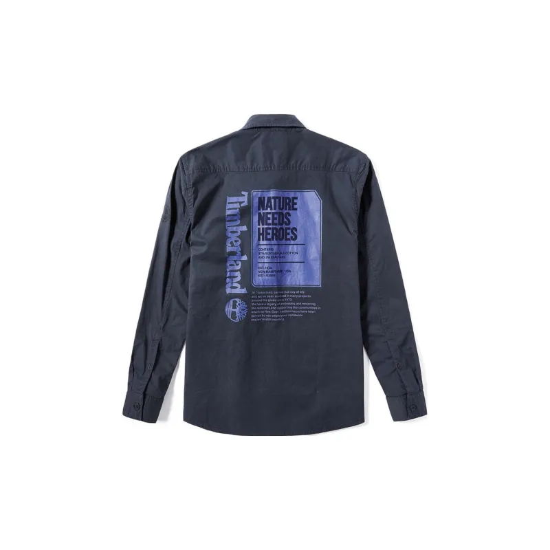 Timberland Shirts Men Dark Blue-1