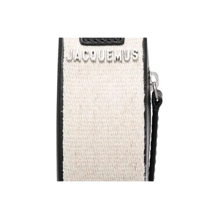 Jacquemus Calfskin Wallet Keychain Bag Accessory Men's Black-2