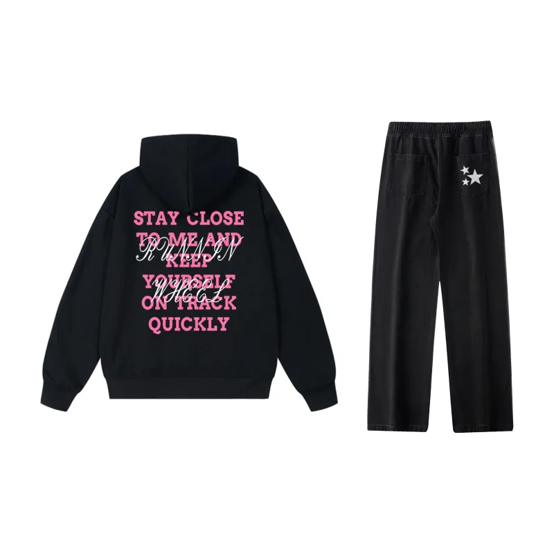 RUNNINWHEEL Sweatshirt Sets Unisex-1