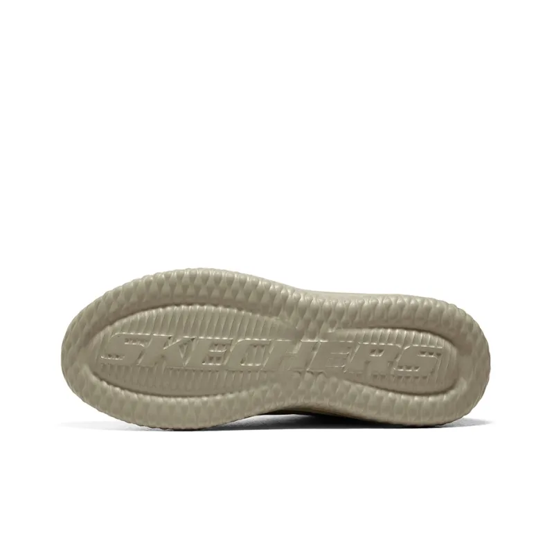 Skechers Delson 3.0 Anti Slip Wear Resistant Breathable Supportive Lightweight Rebound Mid Top Casual Shoes Men's Taupe-5