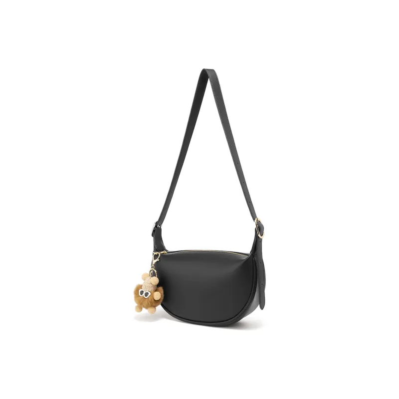 MEXICAN Polyurethane Shoulder Bag, Crossbody Bag Women's Brown/Ecru & Brown/Gray Green/Black-19