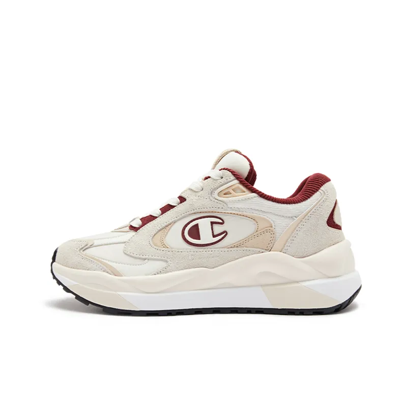 Champion Durable Cushioning Low Top Chunky Sneakers Women's Dark Red-0