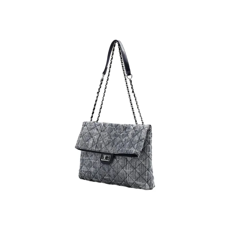 UNITE STAR Denim Small Square Bag Shoulder Bag Crossbody Bag Medium Size Women's Denim Blue-1