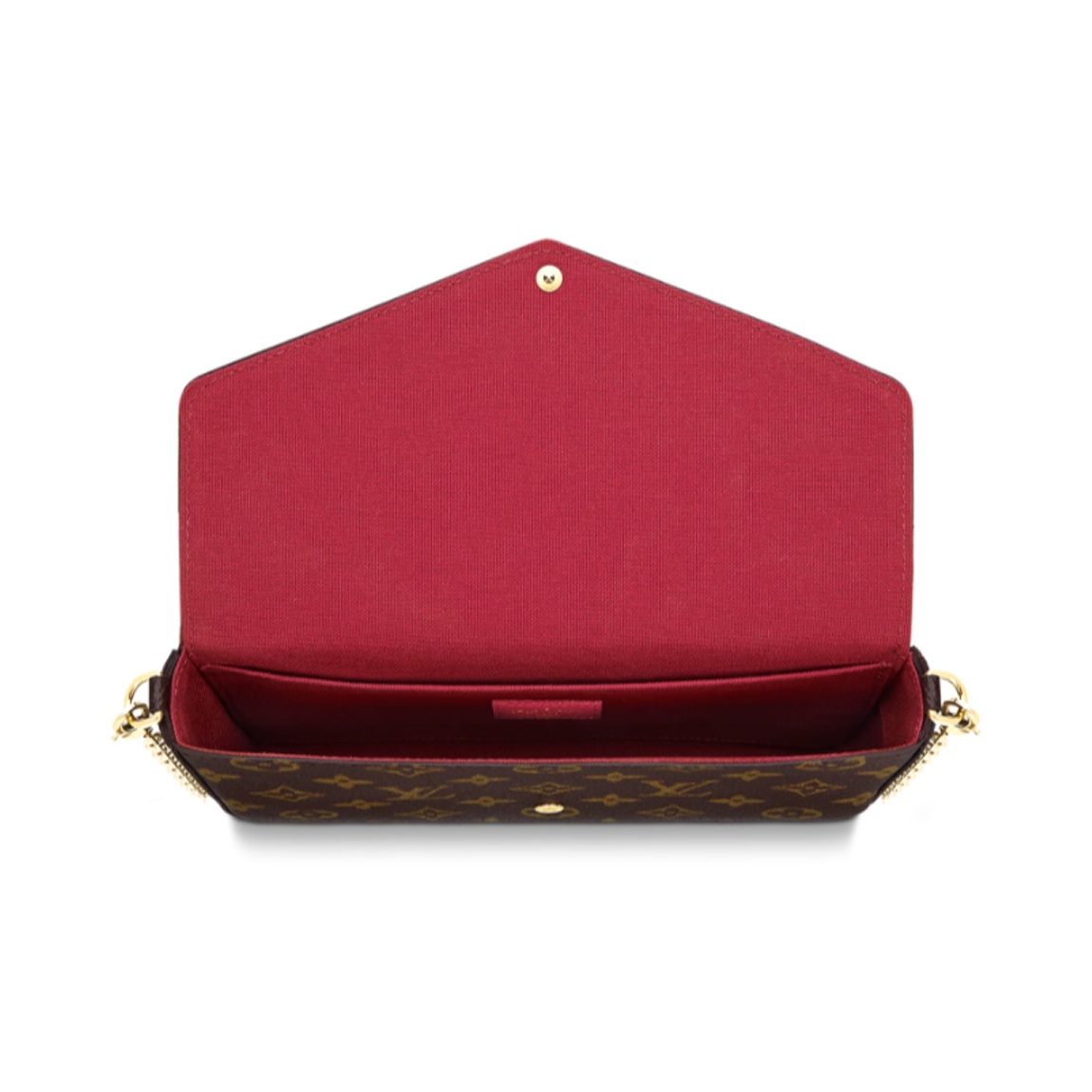 LOUIS VUITTON Women's Felicie Pochette Monogram Chain