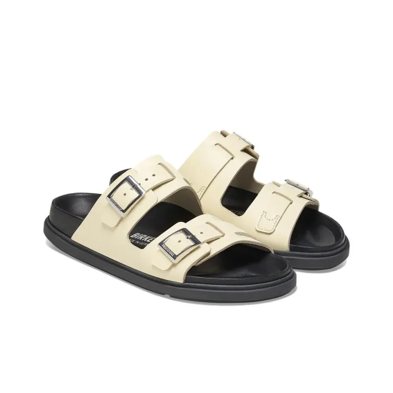 Birkenstock St Barths Natural Leather Narrow Fit 'Butter' Women's-2