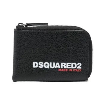 DSQUARED 2 Logo print Zip up Wallet