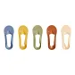 5 Pack (Blue Gray 1+Ginger Yellow 1+Grass Green 1+Caramel 1+Skin 1)