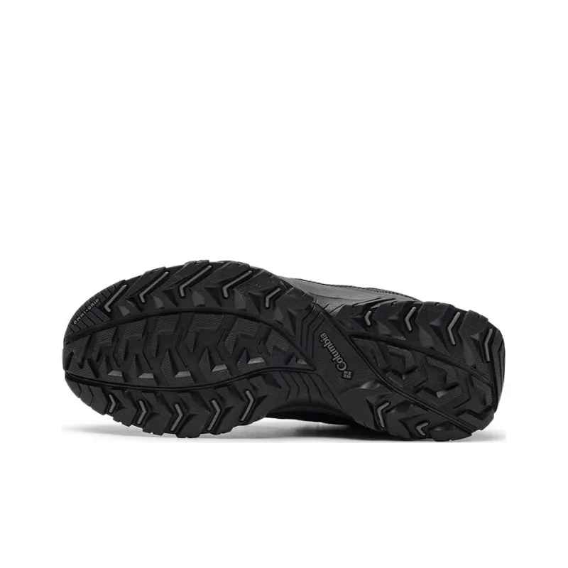 Columbia Anti Slip Wear Resistant Mid Top Outdoor Shoes Men's Black-4