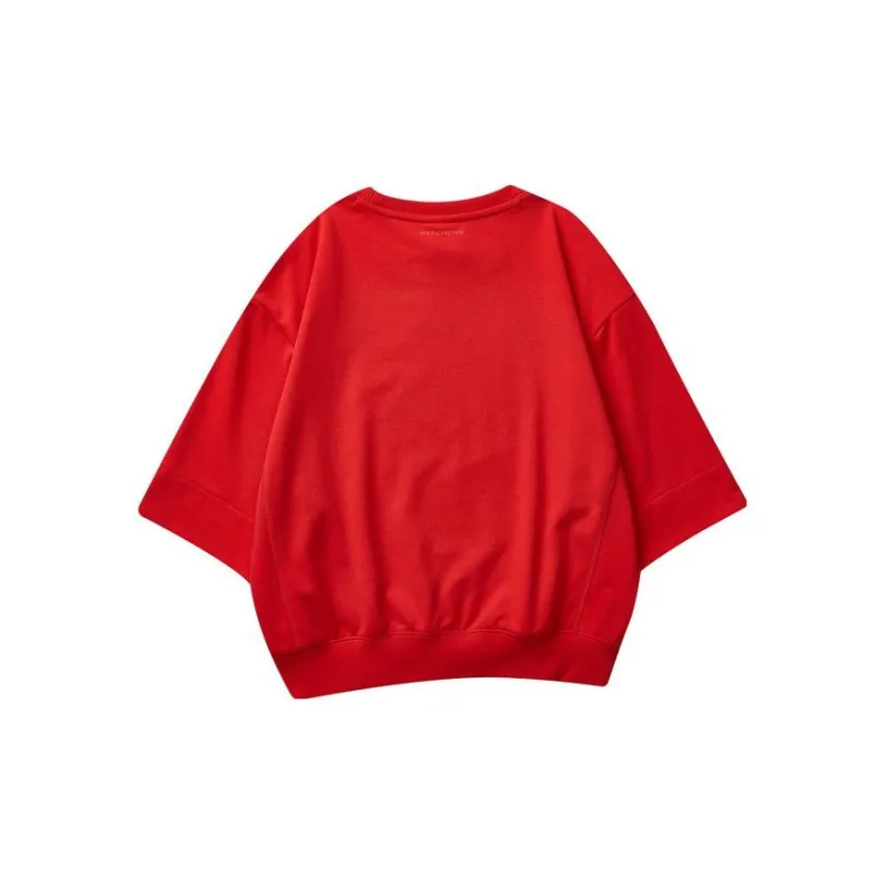 Skechers T Shirts Women's Red-1