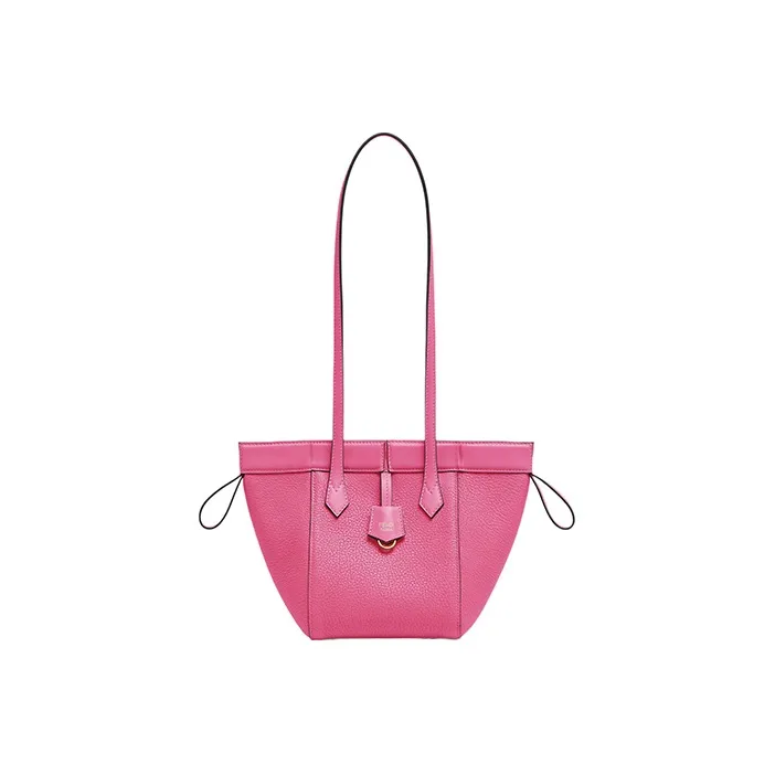FENDI Origami Calfskin Bucket Bag, Handbag, Shoulder Bag Women's Pink-1